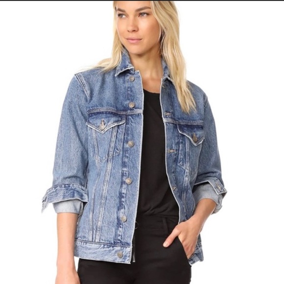 Agolde Jackets & Blazers - New Agolde Jesse Denim Jacket in blue, Large, $175